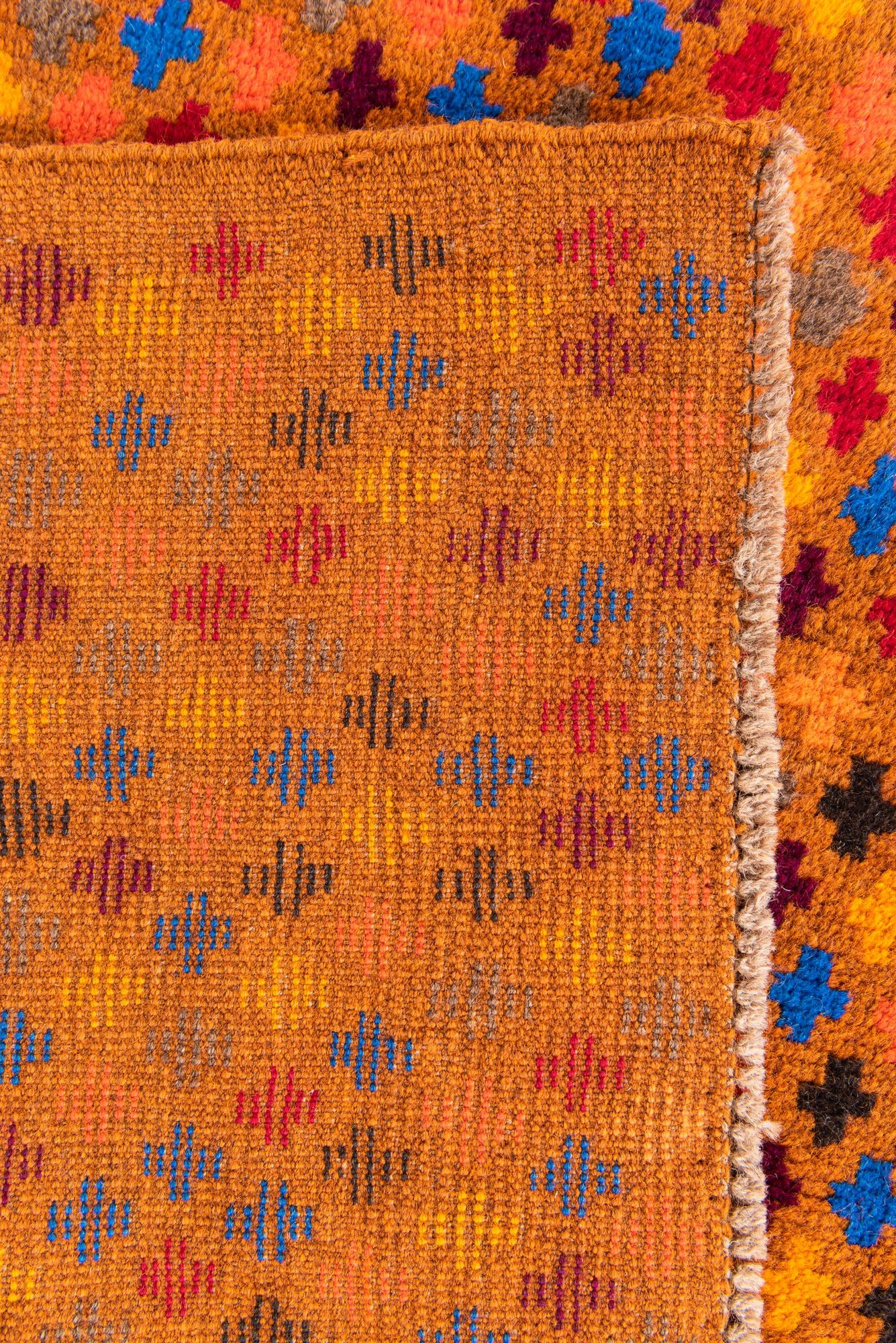 4' x 6' Hand Knotted Balouch Wool Rug