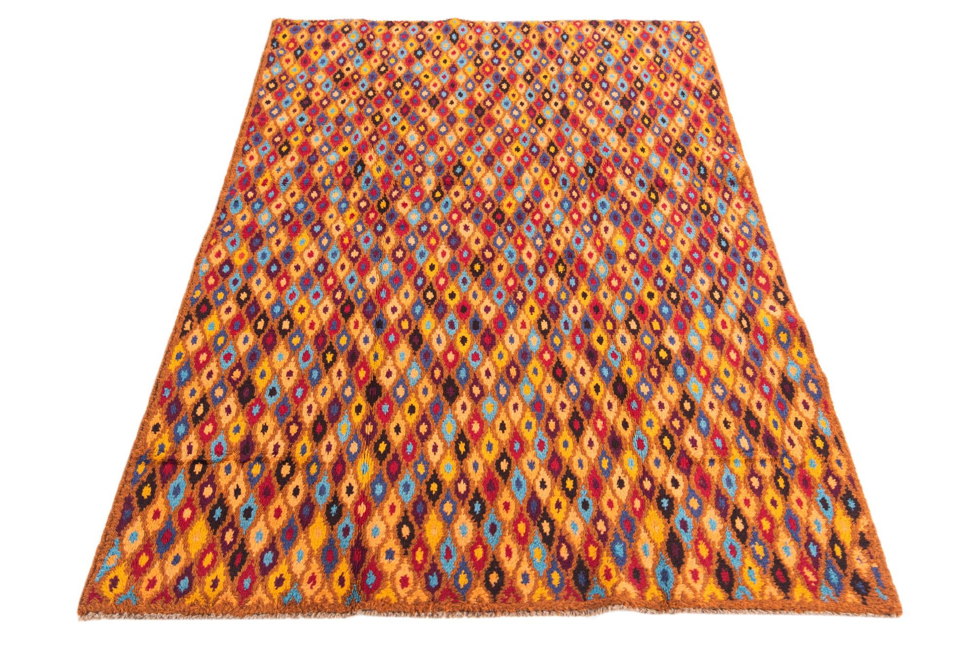 4' x 5' 10 Hand Knotted Balouch Wool Rug