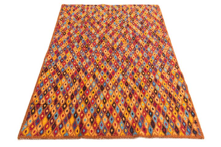 4' x 5' 10 Hand Knotted Balouch Wool Rug