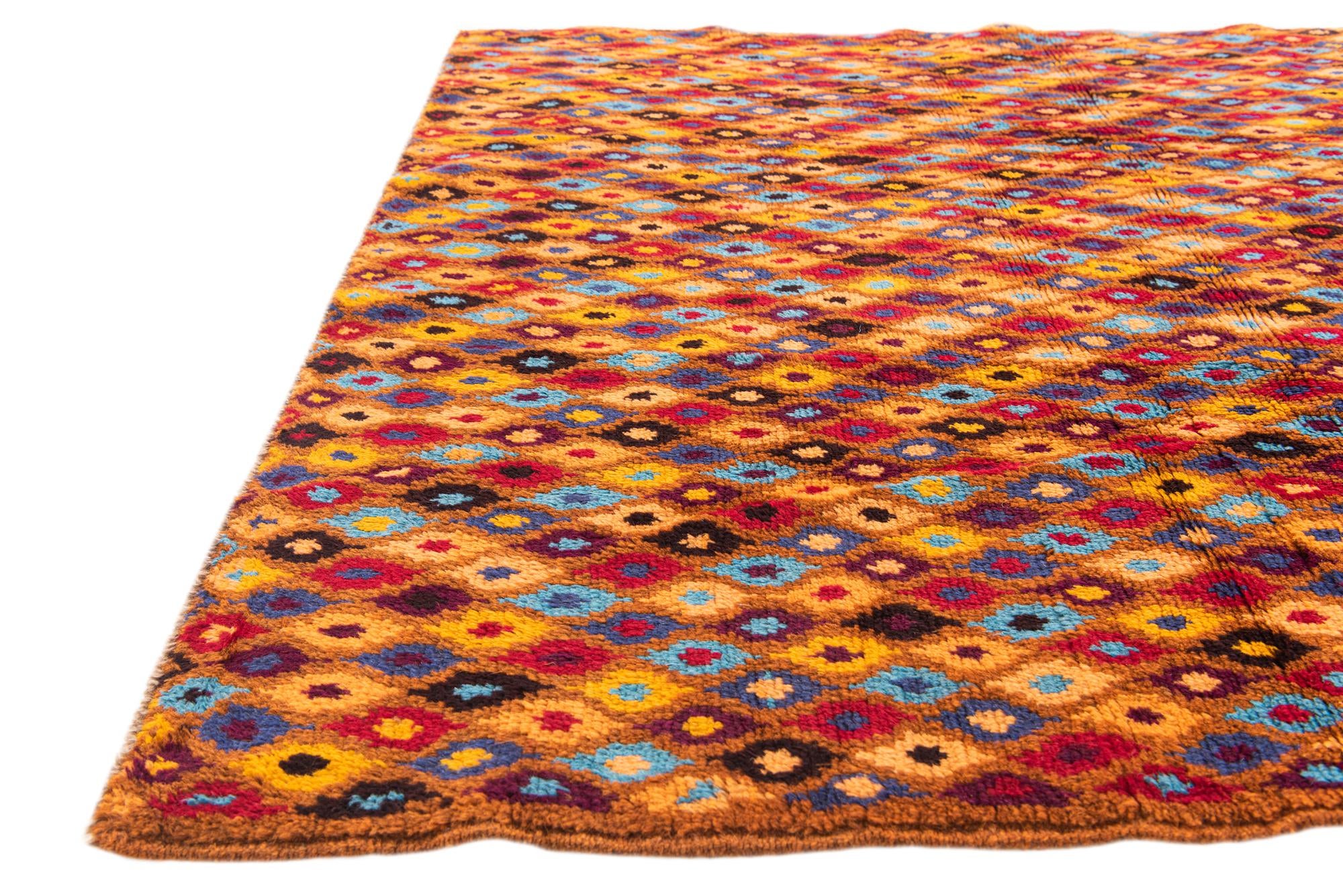 4' x 5' 10 Hand Knotted Balouch Wool Rug