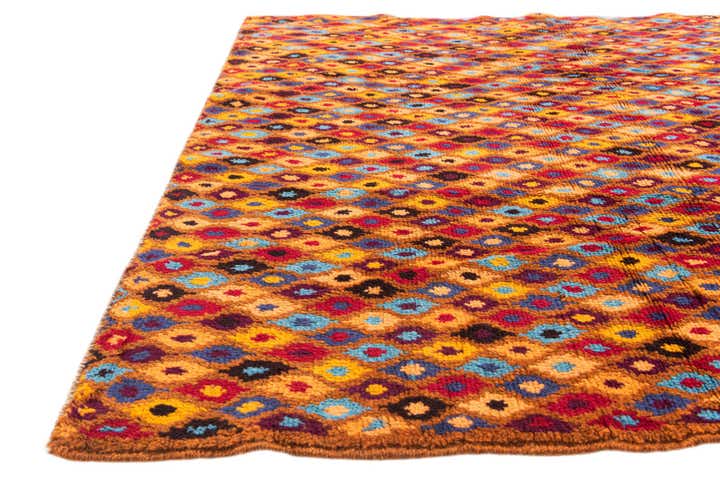 4' x 5' 10 Hand Knotted Balouch Wool Rug