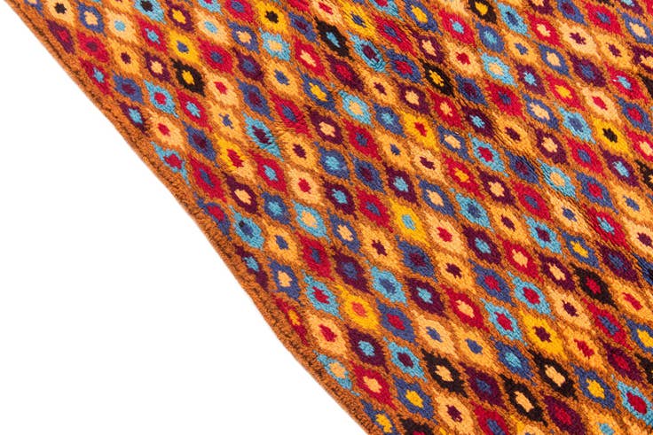 Detail image of 4' x 5' 10 Hand Knotted Balouch Wool Rug