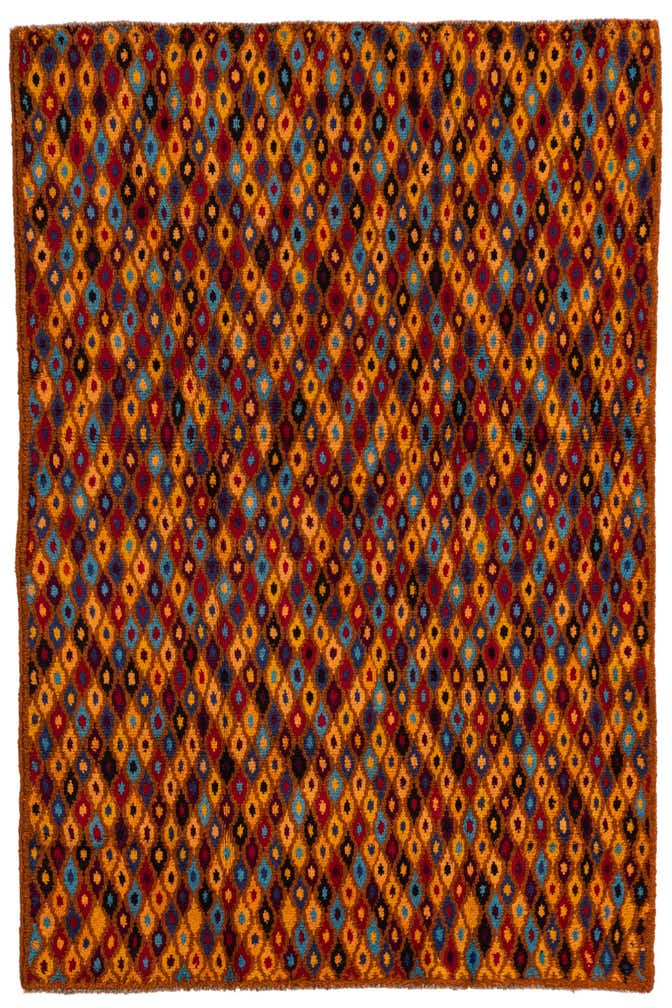 4' x 5' 10 Hand Knotted Balouch Wool Rug