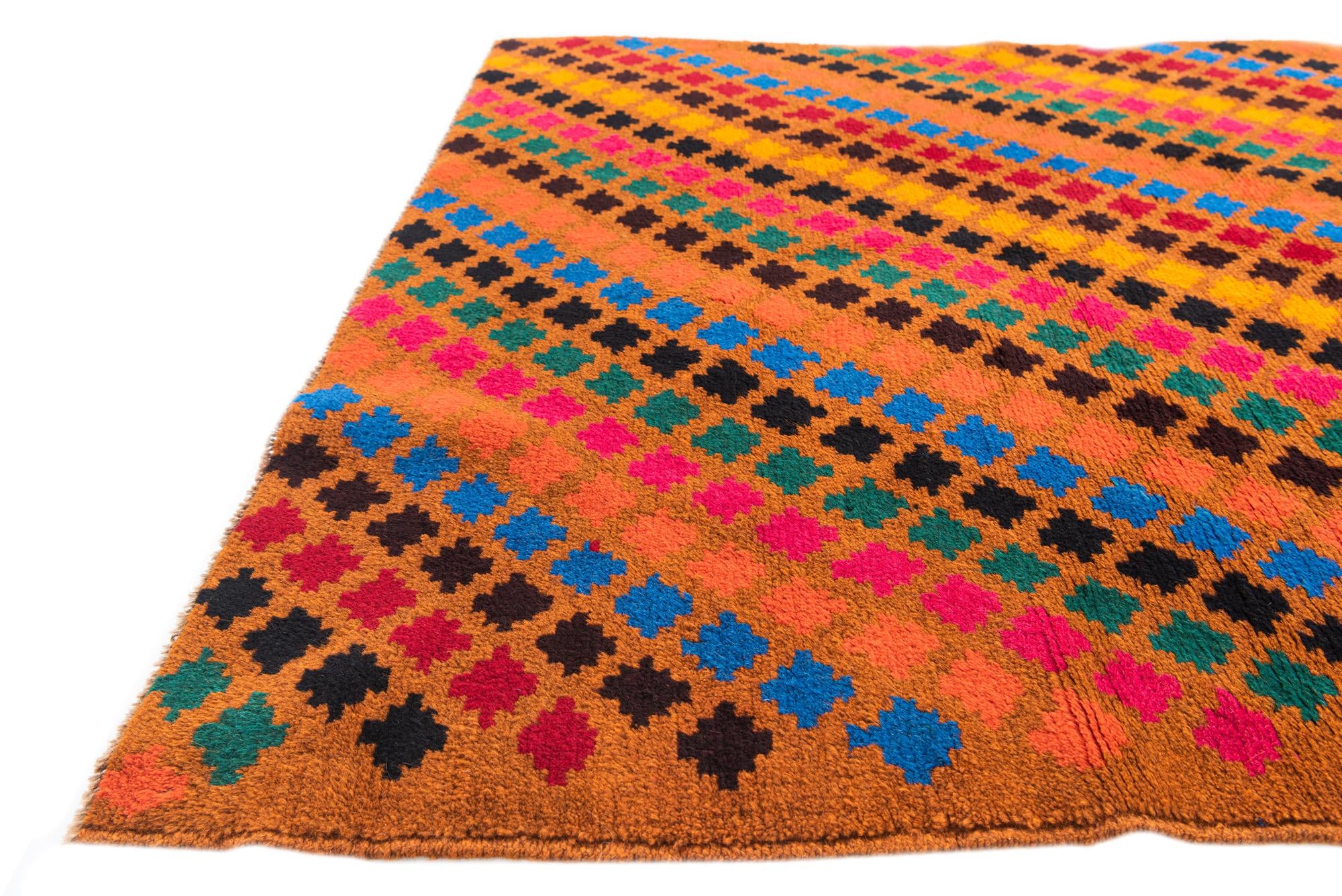 3' 9 x 6' Hand Knotted Balouch Wool Rug
