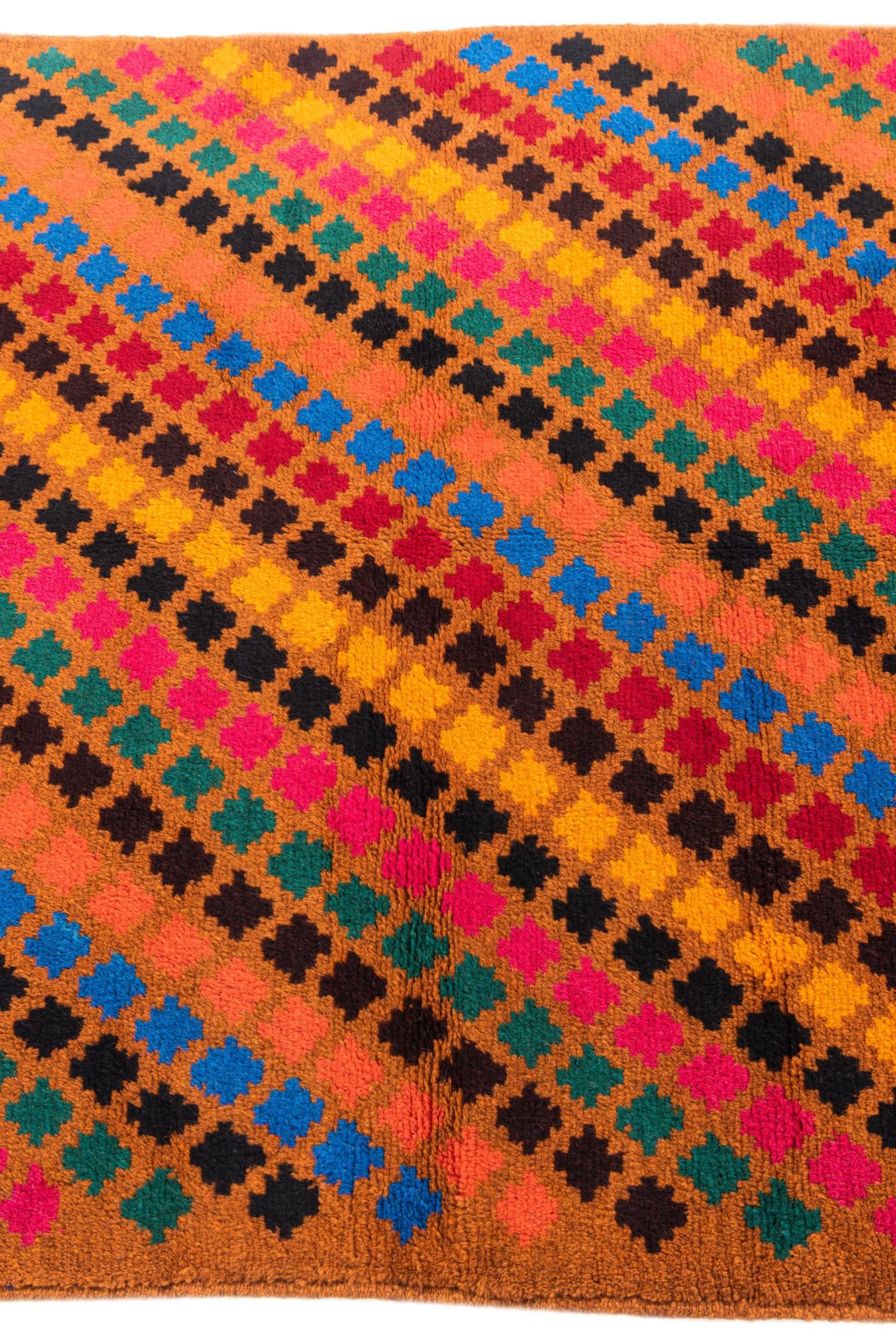 3' 9 x 6' Hand Knotted Balouch Wool Rug