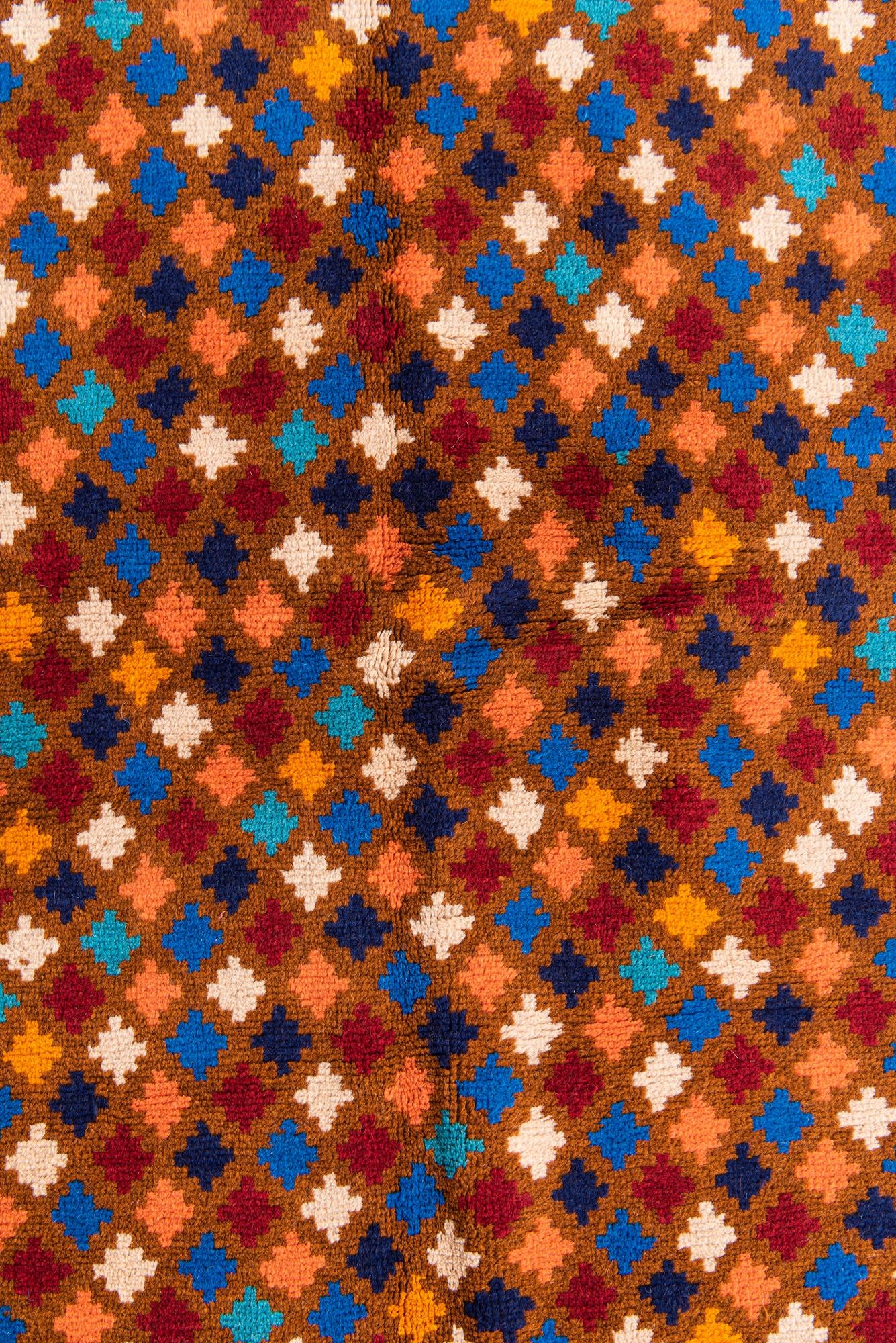 4' 1 x 6' Hand Knotted Balouch Wool Rug