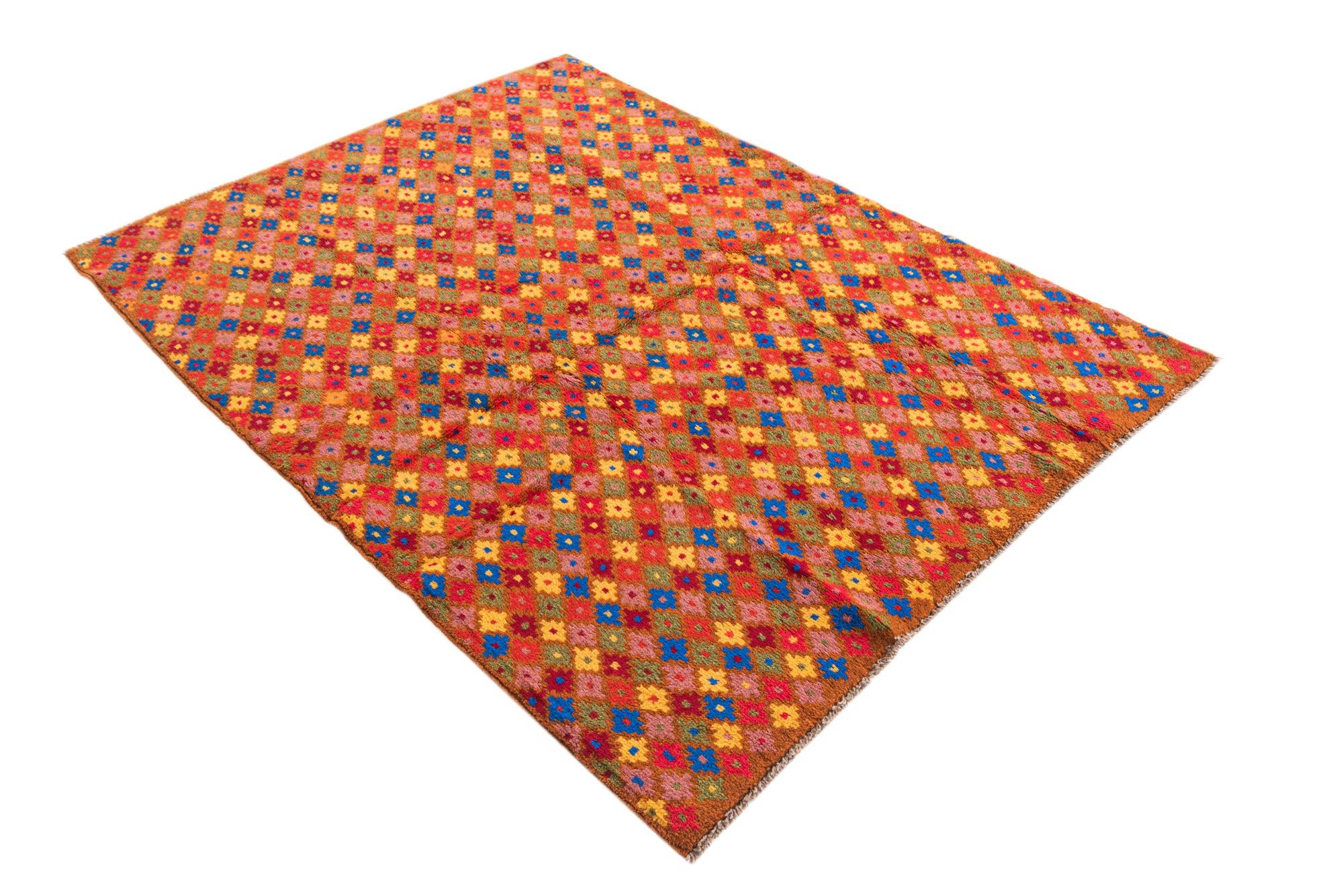 4' 1 x 5' 8 Hand Knotted Balouch Wool Rug