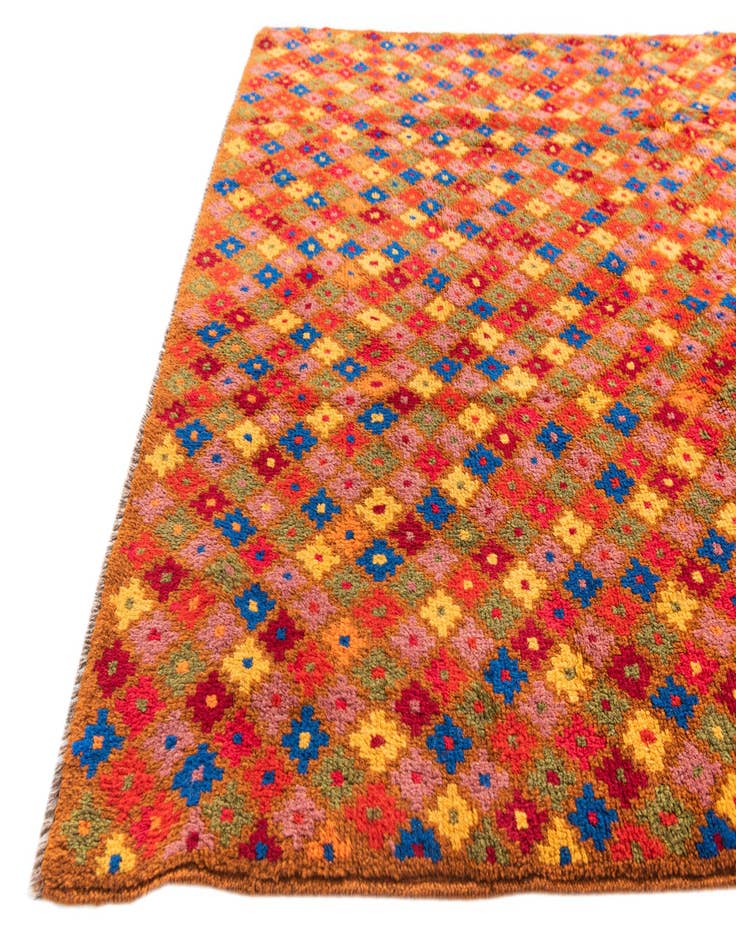 Detail image of 4' 1 x 5' 8  Hand Knotted Balouch Wool Rug