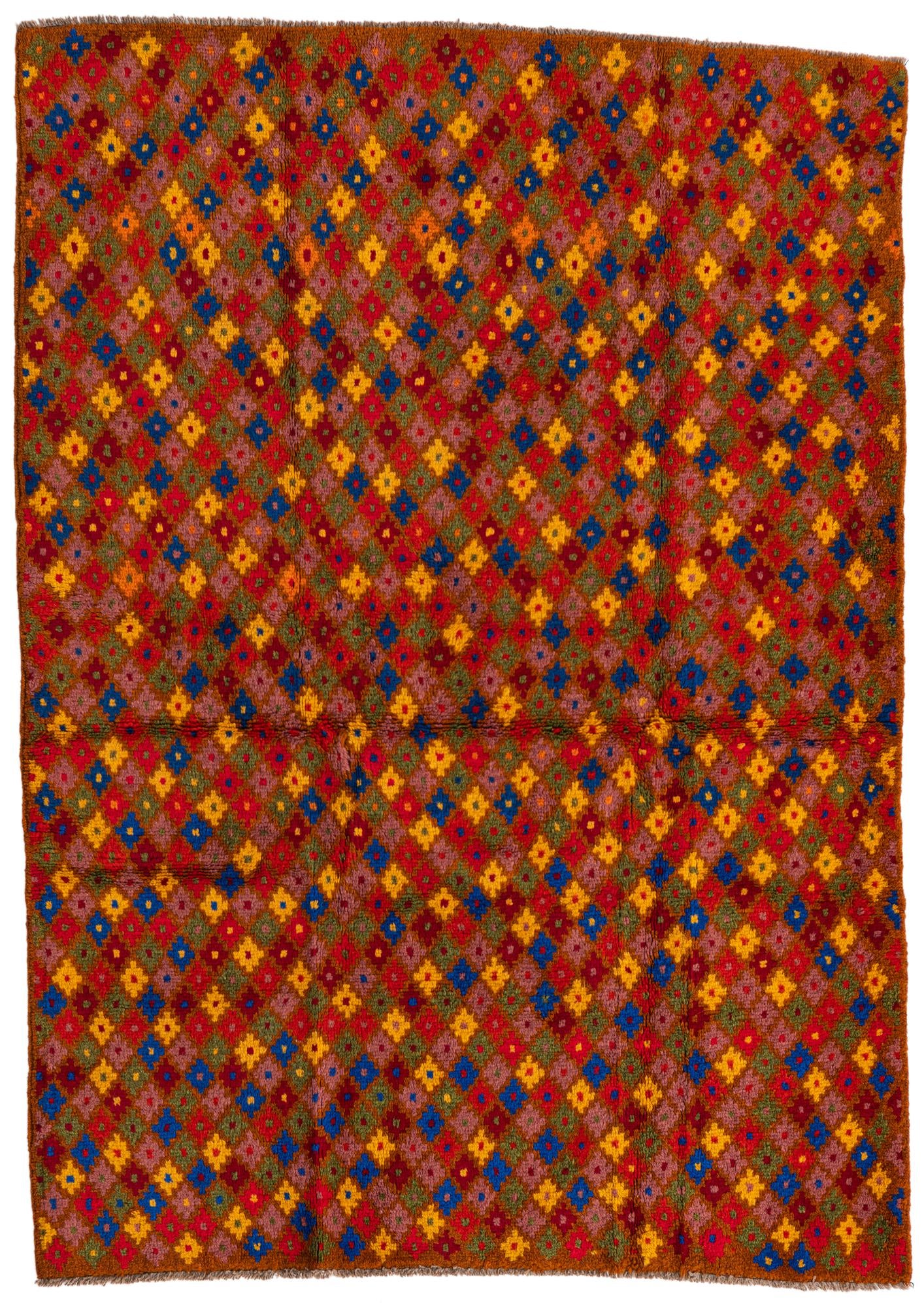 4' 1 x 5' 8 Hand Knotted Balouch Wool Rug