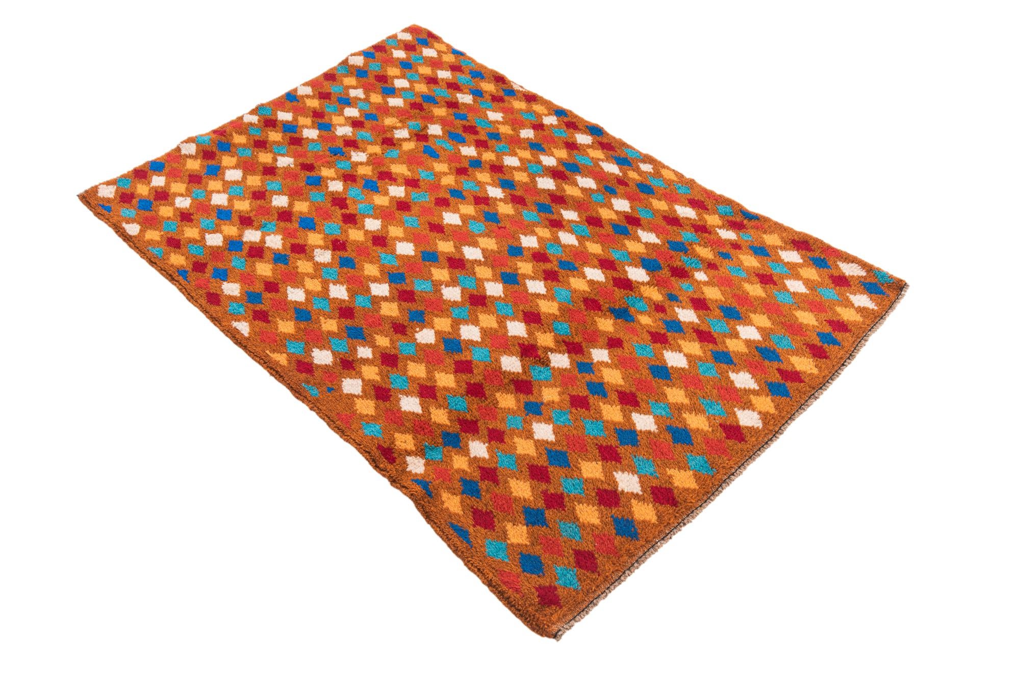 3' x 4' 6 Hand Knotted Balouch Wool Rug