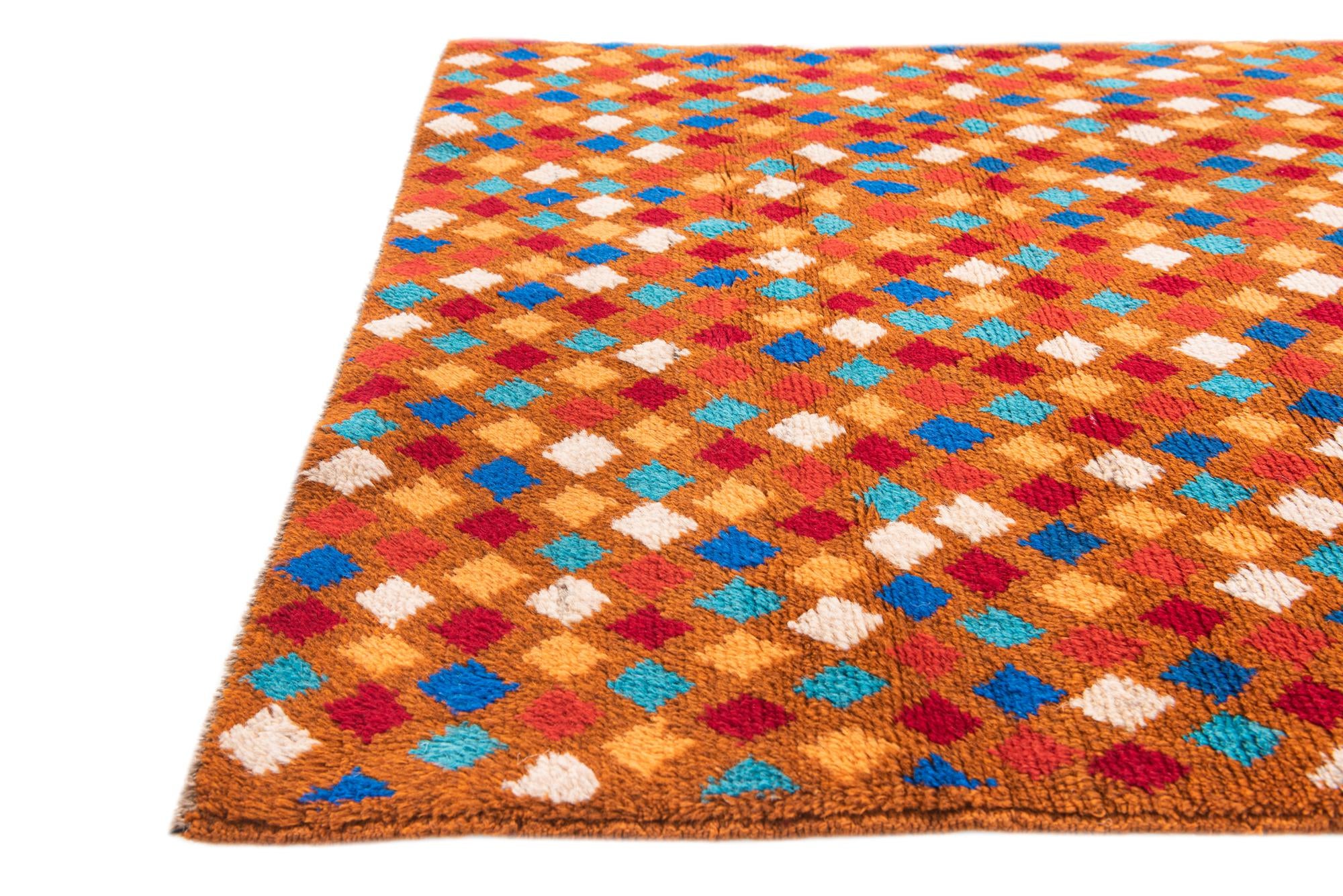 3' x 4' 6 Hand Knotted Balouch Wool Rug