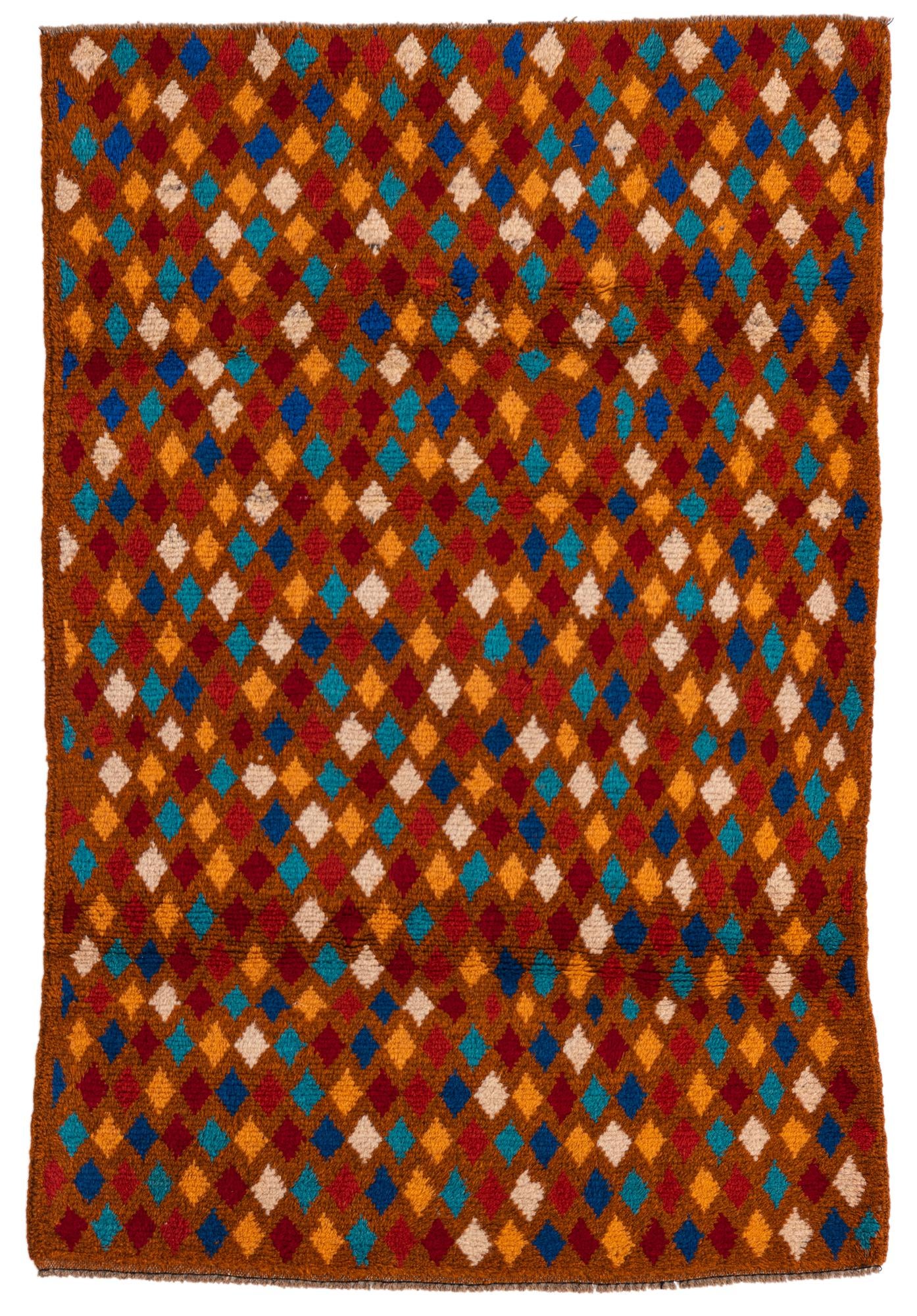 3' x 4' 6 Hand Knotted Balouch Wool Rug