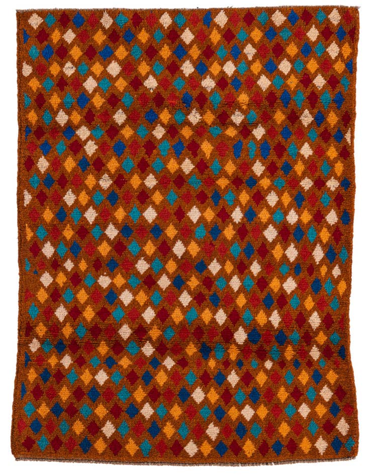 Detail image of 3' x 4' 6 Hand Knotted Balouch Wool Rug