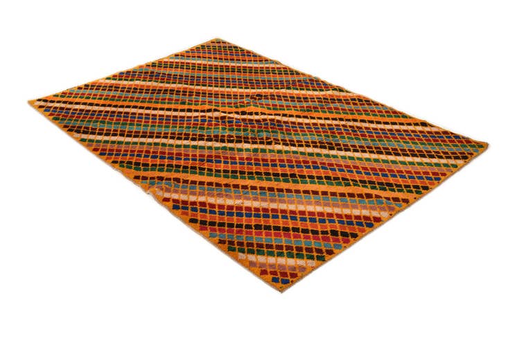 Detail image of 3' 10 x 5' 8 Hand Knotted Balouch Wool Rug