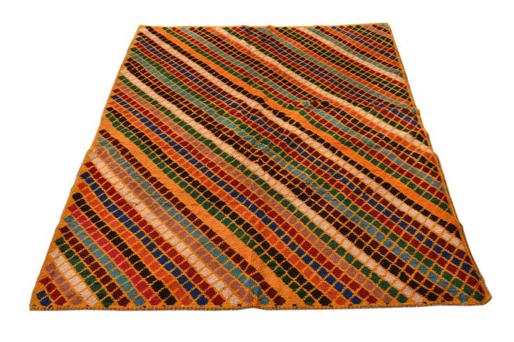 Detail image of 3' 10 x 5' 8 Hand Knotted Balouch Wool Rug