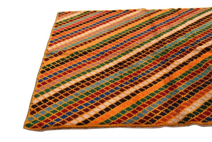 Detail image of 3' 10 x 5' 8 Hand Knotted Balouch Wool Rug