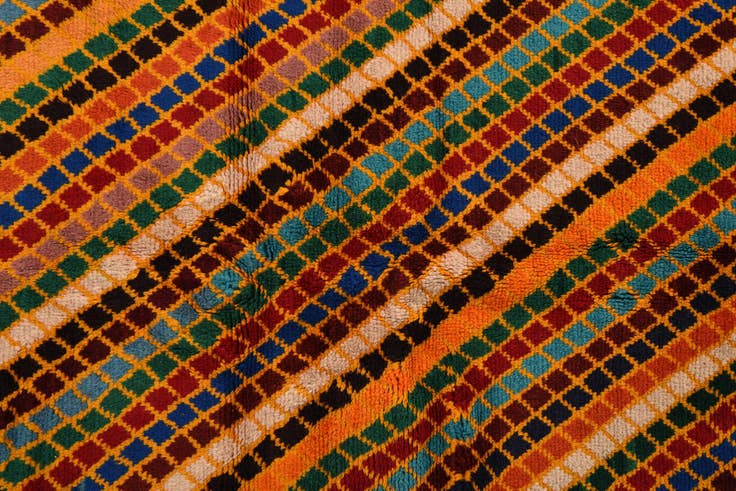Detail image of 3' 10 x 5' 8 Hand Knotted Balouch Wool Rug