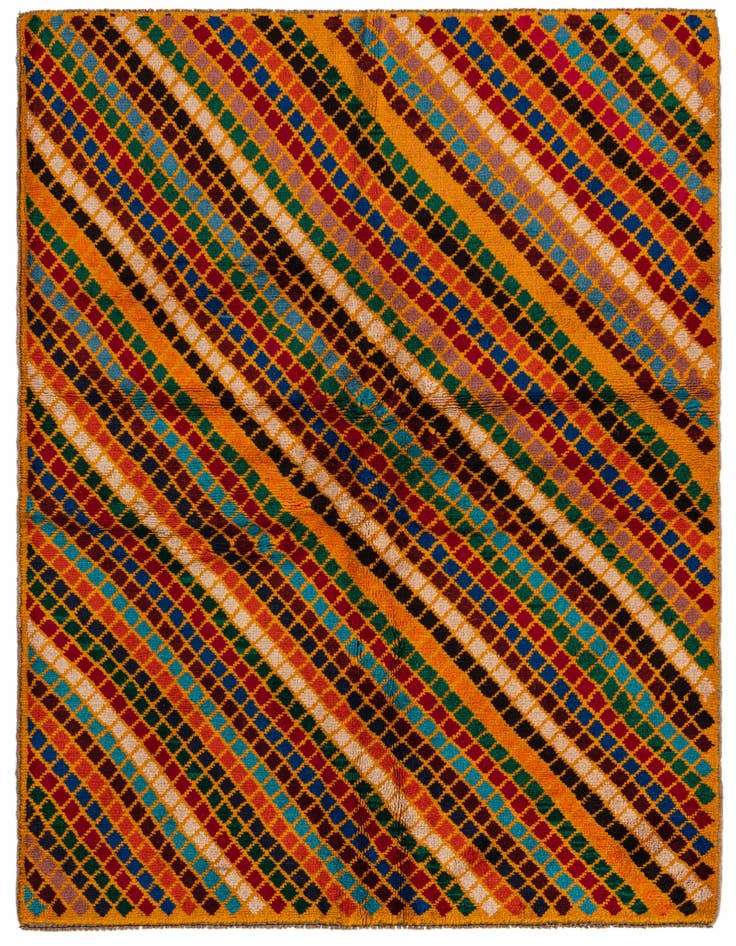 Detail image of 3' 10 x 5' 8 Hand Knotted Balouch Wool Rug
