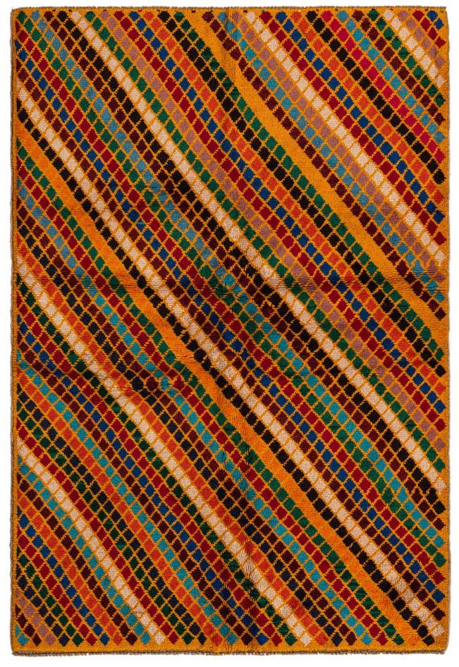 Detail image of 3' 10 x 5' 8 Hand Knotted Balouch Wool Rug