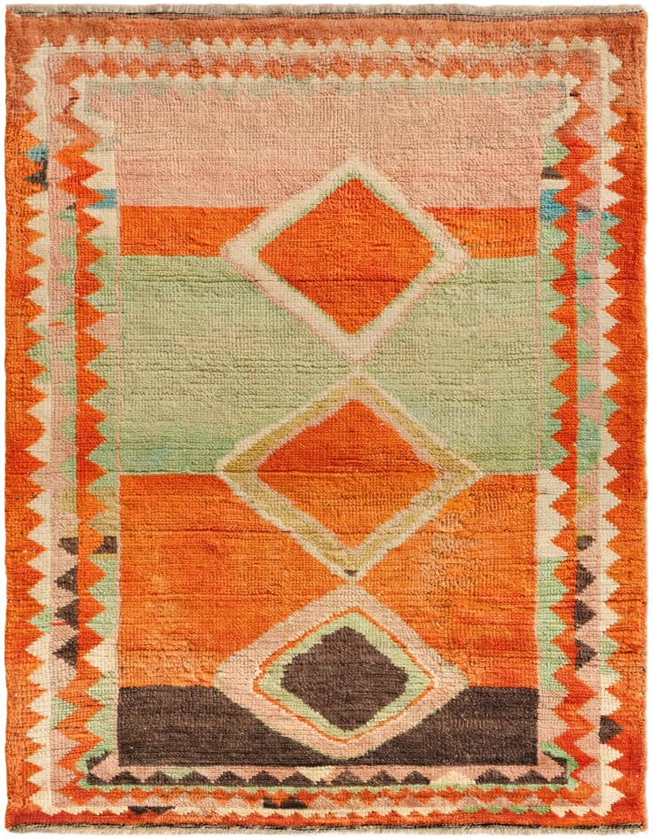 Detail image of 3' 1 x 5' Hand Knotted Balouch Wool Rug