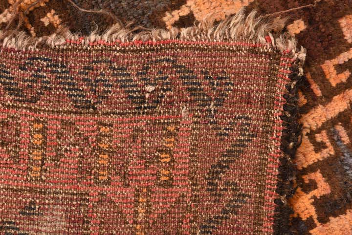 4' 7 x 6' 7 Hand Knotted Balouch Persian Wool Rug