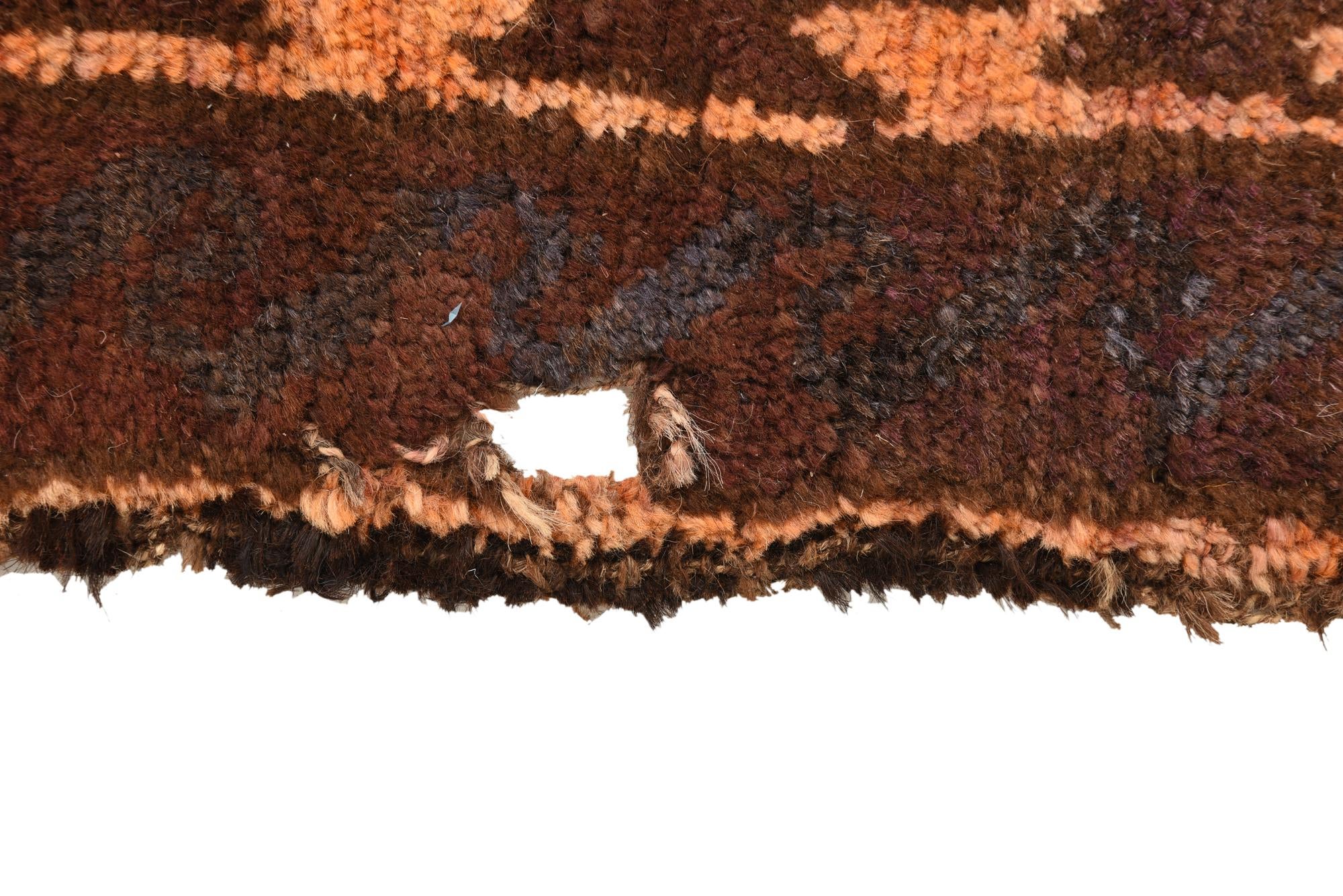 4' 7 x 6' 7 Hand Knotted Balouch Persian Wool Rug