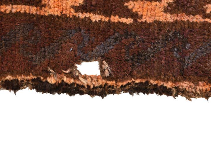 4' 7 x 6' 7 Hand Knotted Balouch Persian Wool Rug