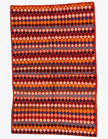 4' x 6' Hand Knotted Balouch Wool Rug