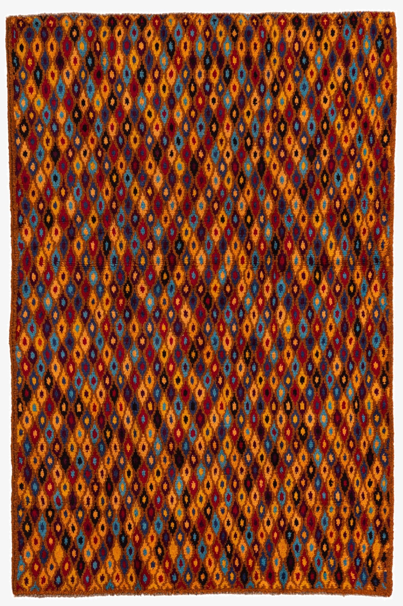 4' x 5' 10  Hand Knotted Balouch Wool Rug