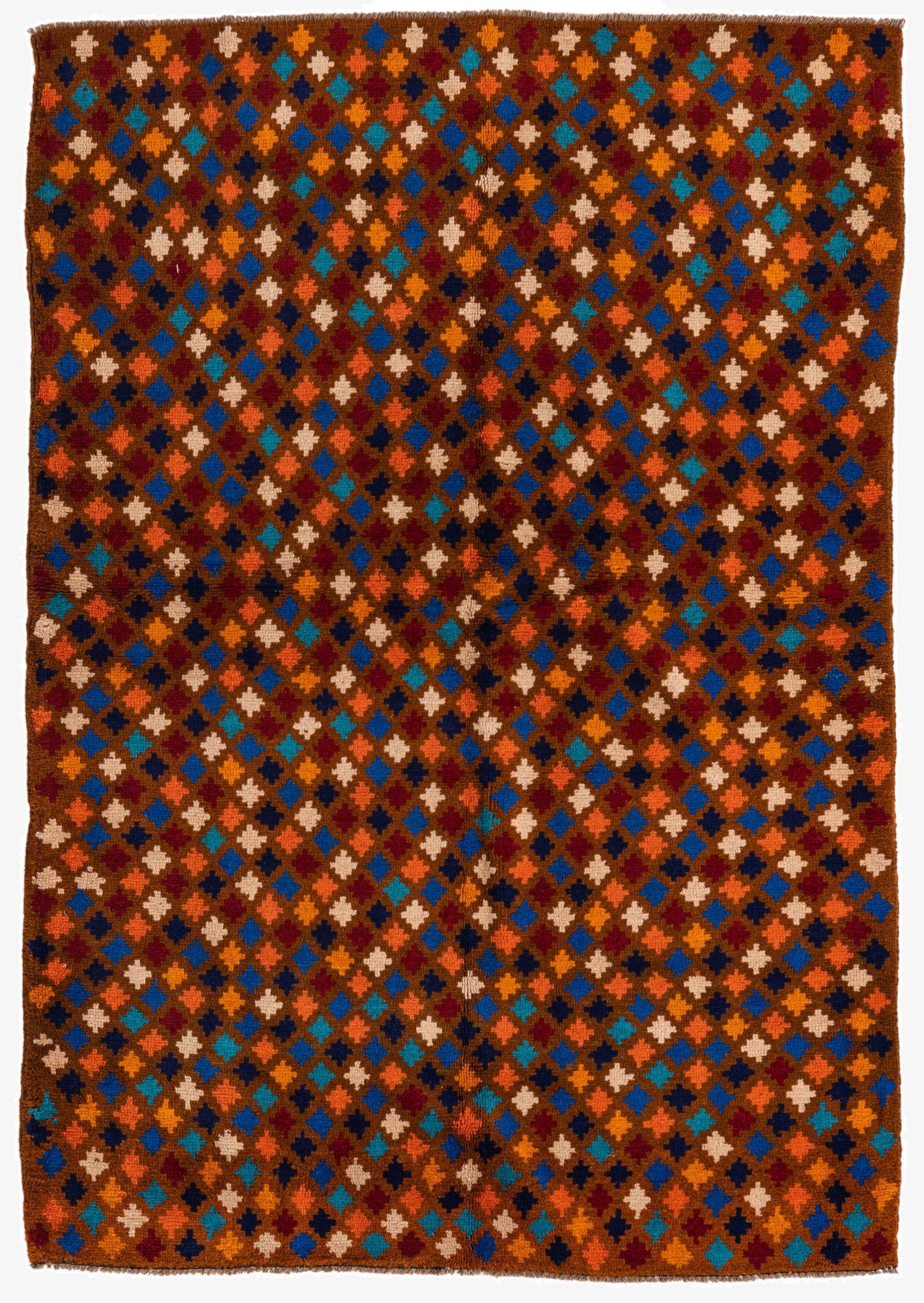 4' 1 x 6'  Hand Knotted Balouch Wool Rug