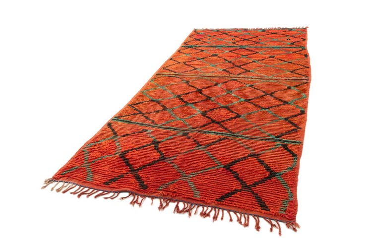 Detail image of 5' 4 x 11' 2 Berber Rug