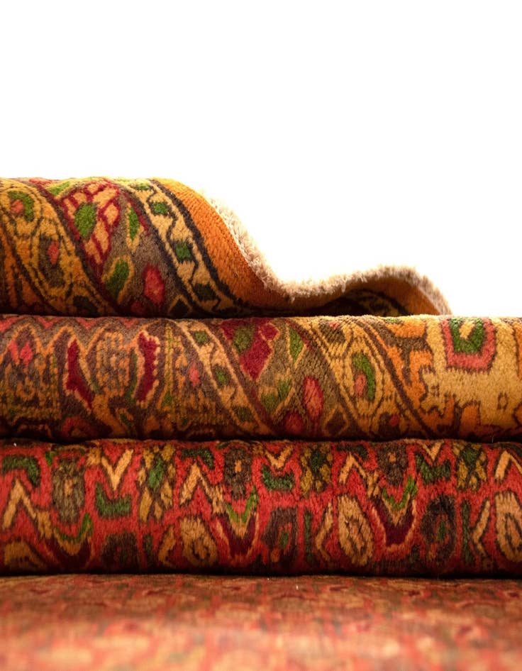 Detail image of 9' 7 x 12' 3 Hand Knotted Bidjar Persian Wool Rug