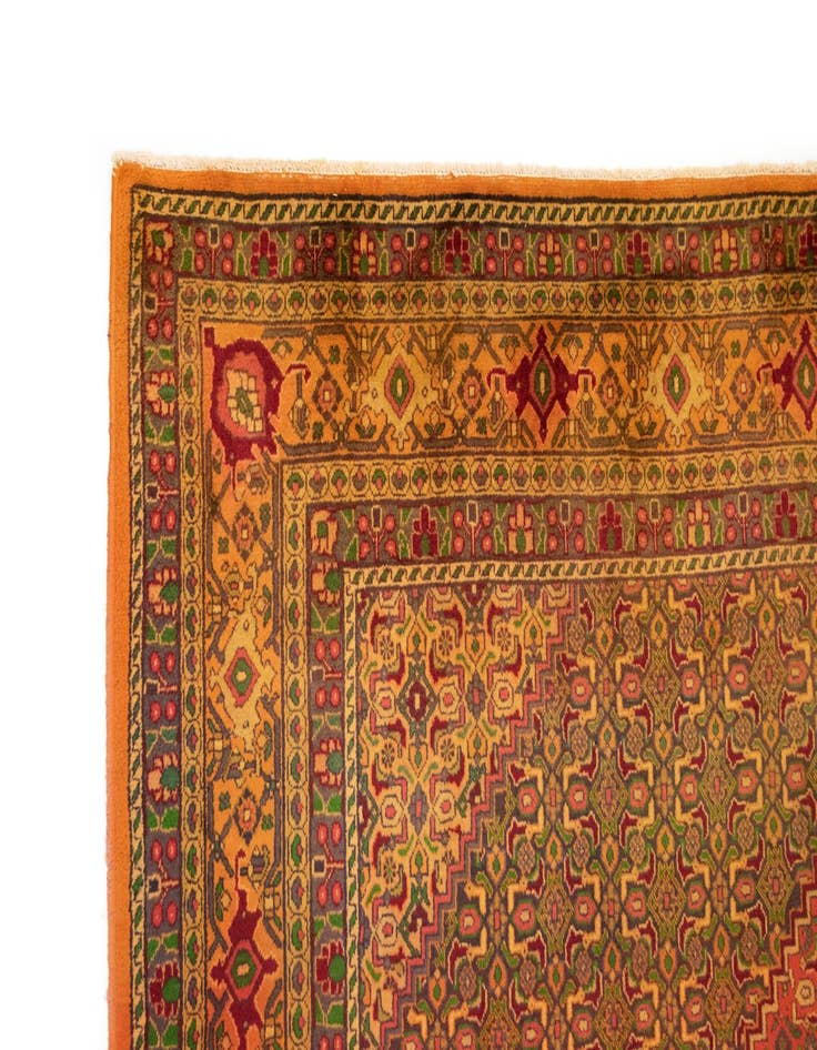 Detail image of 9' 7 x 12' 3 Hand Knotted Bidjar Persian Wool Rug