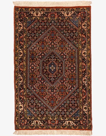 3' 3 x 5' 2 Hand Knotted Bidjar Oriental Wool Rug