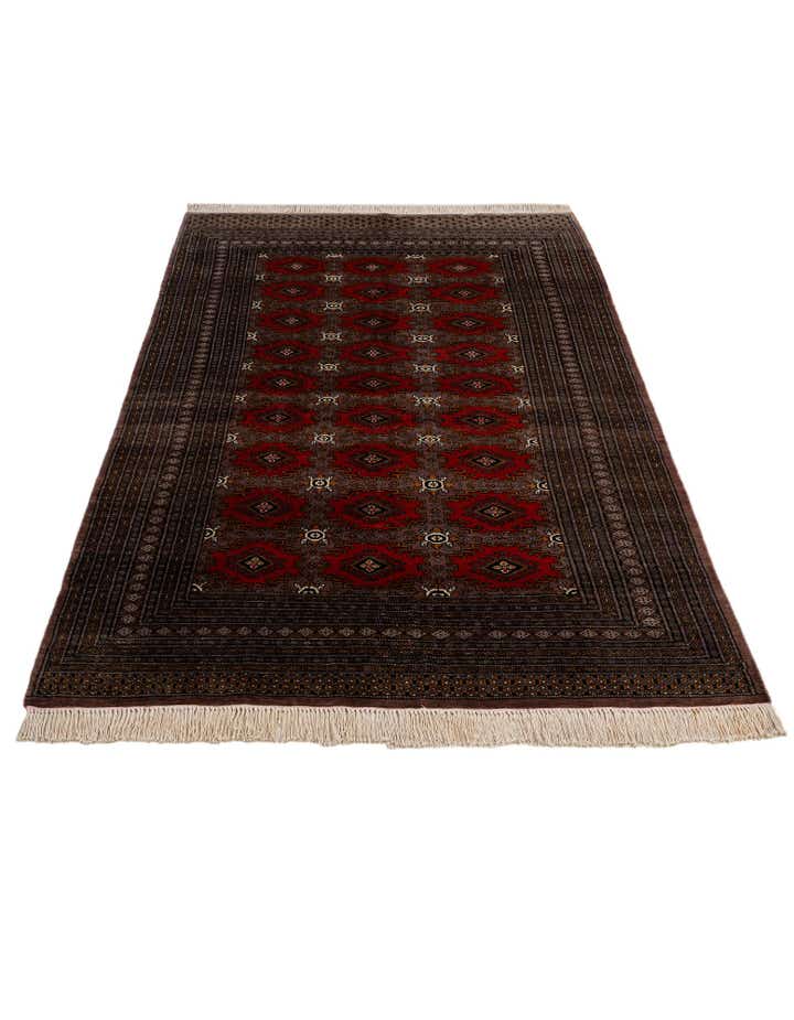 5' 3 x 7' 11 Hand Knotted Bokhara Oriental Wool Rug