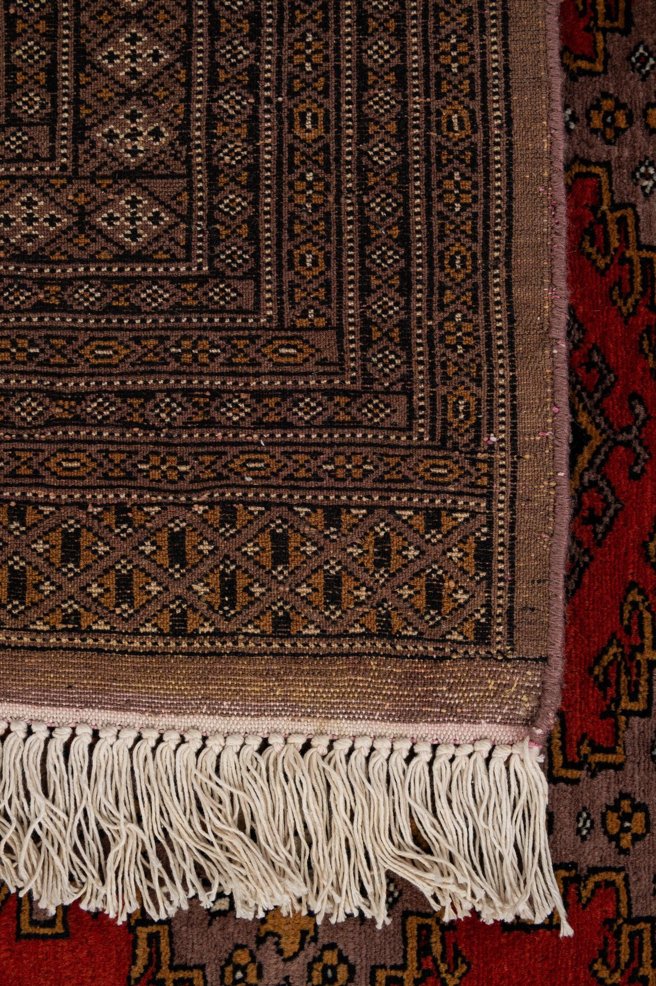 5' 3 x 7' 11 Hand Knotted Bokhara Oriental Wool Rug