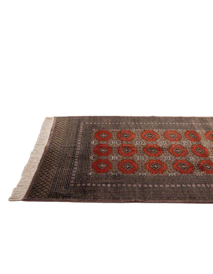 5' 3 x 7' 11 Hand Knotted Bokhara Oriental Wool Rug