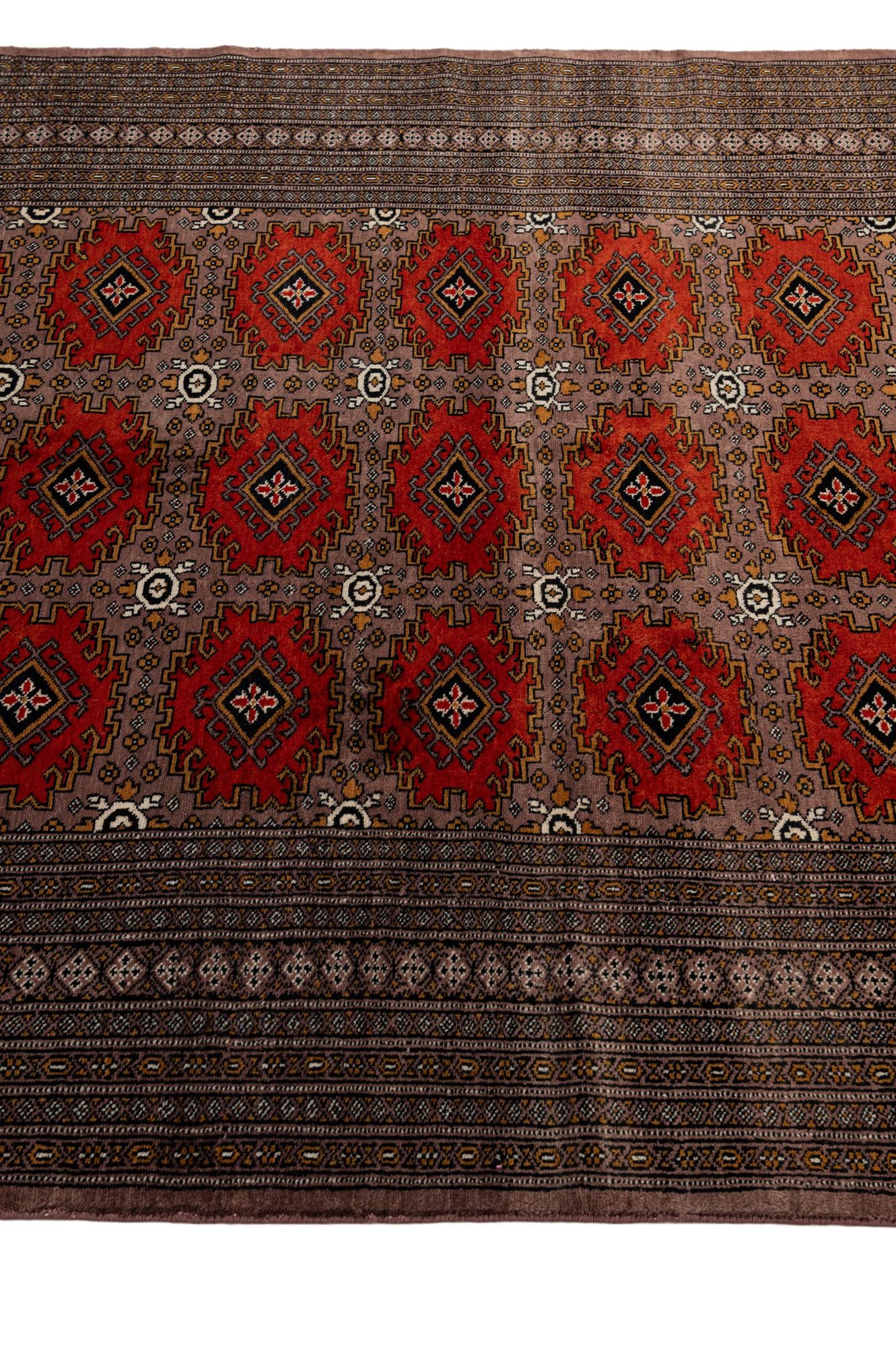 5' 3 x 7' 11 Hand Knotted Bokhara Oriental Wool Rug