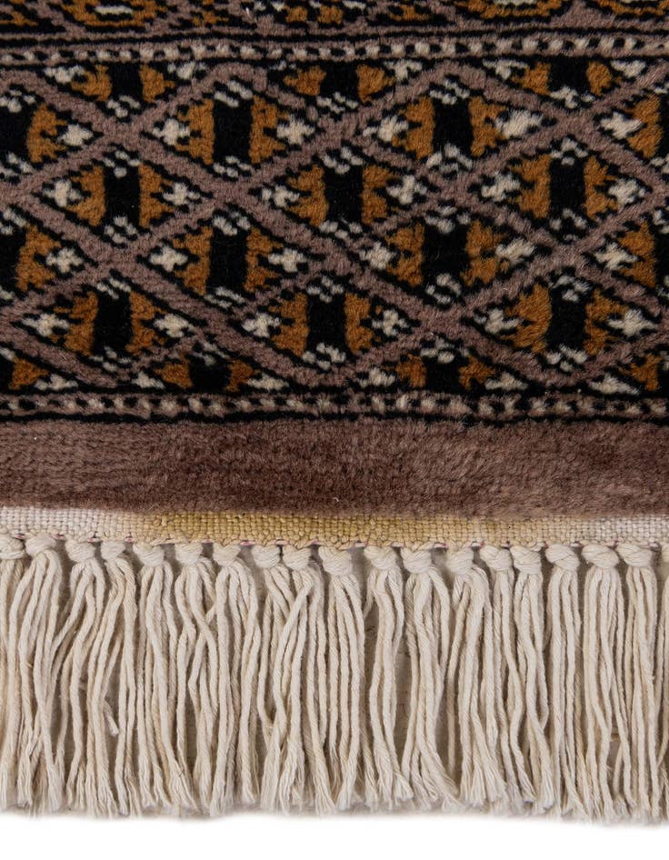 Detail image of 5' 3 x 7' 11  Hand Knotted Bokhara Oriental Wool Rug
