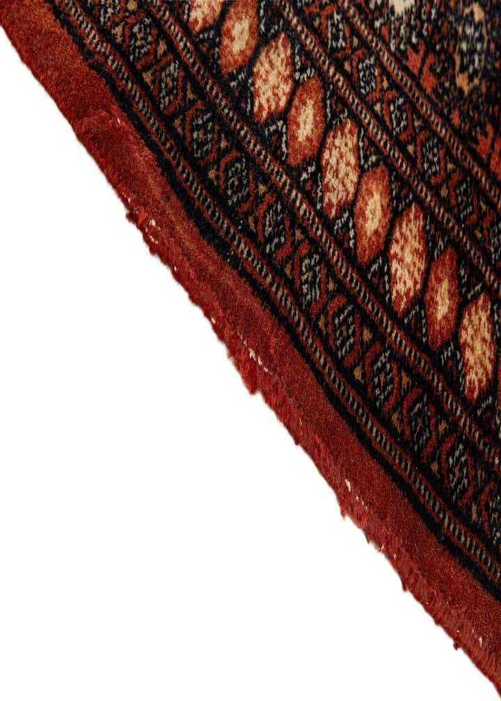 6' 1 x 8' 8 Hand Knotted Bokhara Oriental Wool Rug
