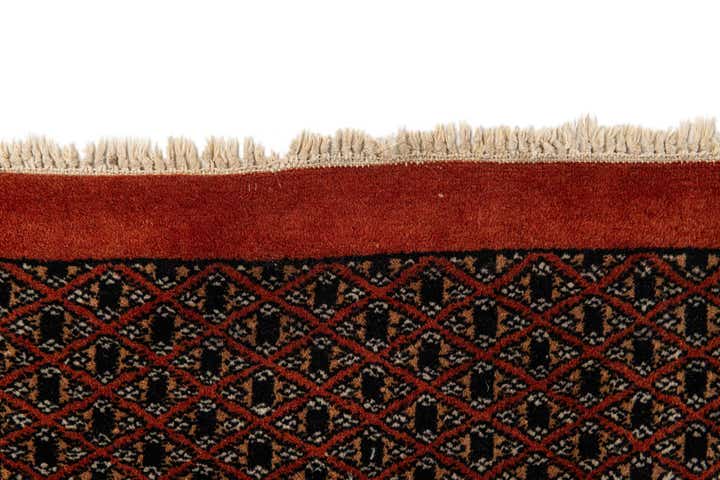 6' 1 x 8' 8 Hand Knotted Bokhara Oriental Wool Rug