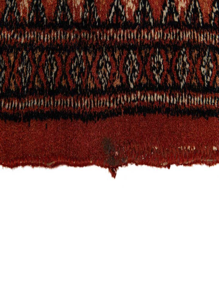 6' 1 x 8' 8 Hand Knotted Bokhara Oriental Wool Rug