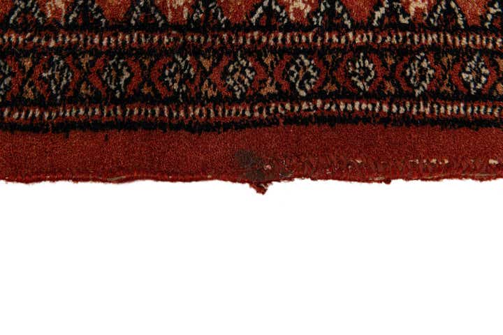 6' 1 x 8' 8 Hand Knotted Bokhara Oriental Wool Rug