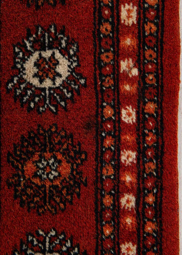 4' 1 x 6' 2 Hand Knotted Bokhara Oriental Wool Rug