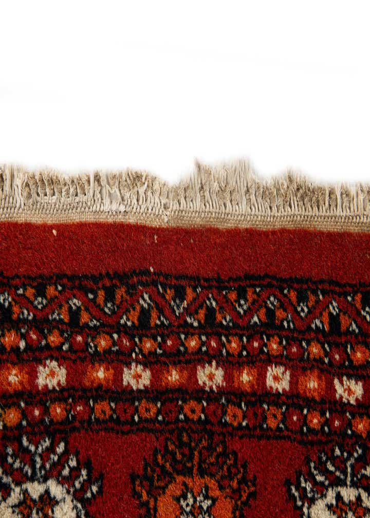 4' 1 x 6' 2 Hand Knotted Bokhara Oriental Wool Rug