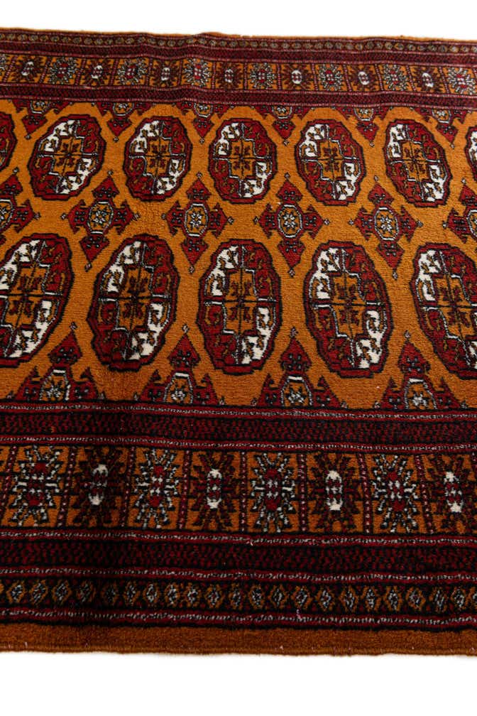 3' 1 x 5' 2 Hand Knotted Bokhara Oriental Wool Rug