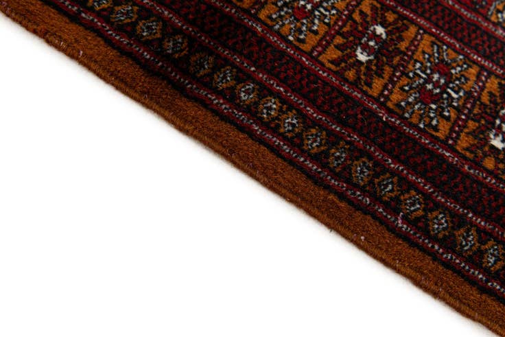 Detail image of 3' 1 x 5' 2 Hand Knotted Bokhara Oriental Wool Rug