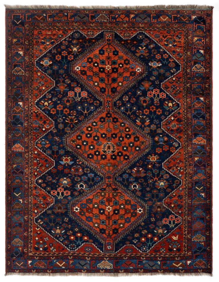Detail image of 5' 5 x 7' Bonat Wool Rug