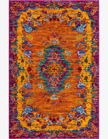 Orange Calypso Rug