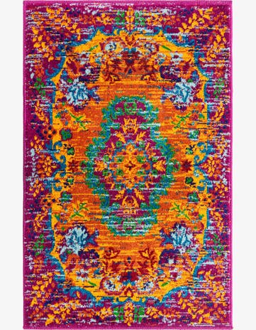 Orange Calypso Rug